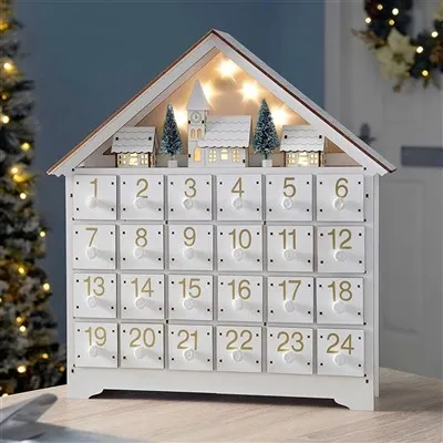 Calendar de Advent din lemn DIY