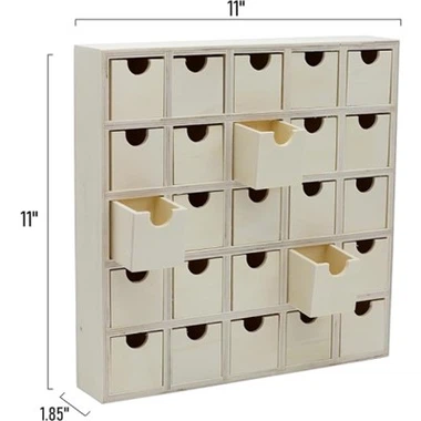 Calendar de Advent din lemn