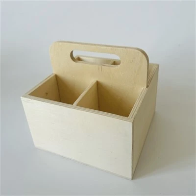 sanded wooden basket